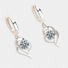 Virelle-Virelle | Dames oorbellen – bloemvormig ontwerp, ingelegde zirconia