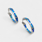 Virelle-Virelle | Dames oorbellen – oceaan geïnspireerd ontwerp, opaal detail