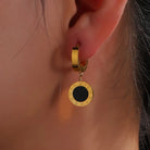 Virelle-Virelle | Dames sieradenset – Roestvrij staal, Ronde hanger, Vintage stijl