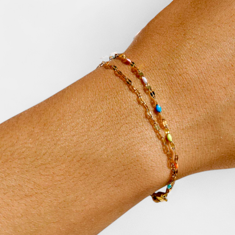 Virelle-Virelle | Damesarmband – Fijn kralen-design, verstelbare sluiting