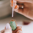 Virelle-Virelle | Damesketting – Kristallen parfumflesje-hanger, fijne schakelketting