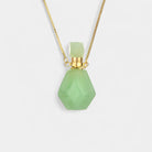 Virelle-Virelle | Damesketting – Kristallen parfumflesje-hanger, fijne schakelketting