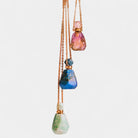 Virelle-Virelle | Damesketting – Kristallen parfumflesje-hanger, fijne schakelketting