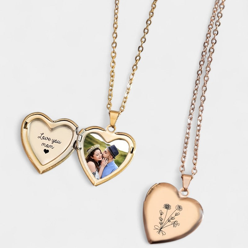 Virelle-Virelle Hanger - Custom photo heart pendant necklace voor dagelijks gebruik