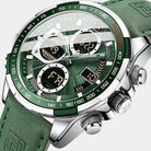 Virelle-Virelle | Heren Horloge - Echt Leer, Datum, Chronograaf
