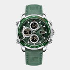 Virelle-Virelle | Heren Horloge - Echt Leer, Datum, Chronograaf
