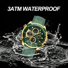 Virelle-Virelle | Heren Horloge - Kalfsleer,Dubbele Display, Kwarts