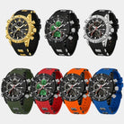 Virelle-Virelle | Heren Horloge -PU Leer, Dual Display, Nachtlicht