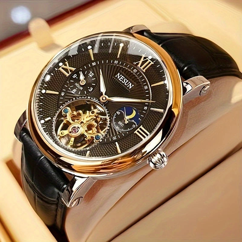 Virelle-Virelle | Heren Mechanisch Horloge – RVS Kast, Dialthrough