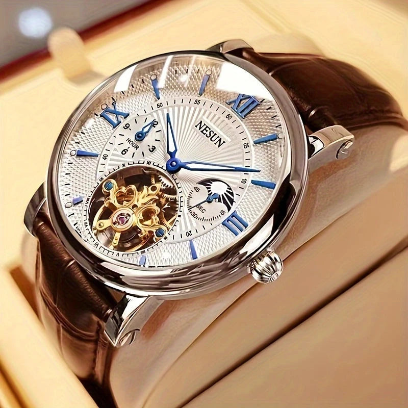 Virelle-Virelle | Heren Mechanisch Horloge – RVS Kast, Dialthrough