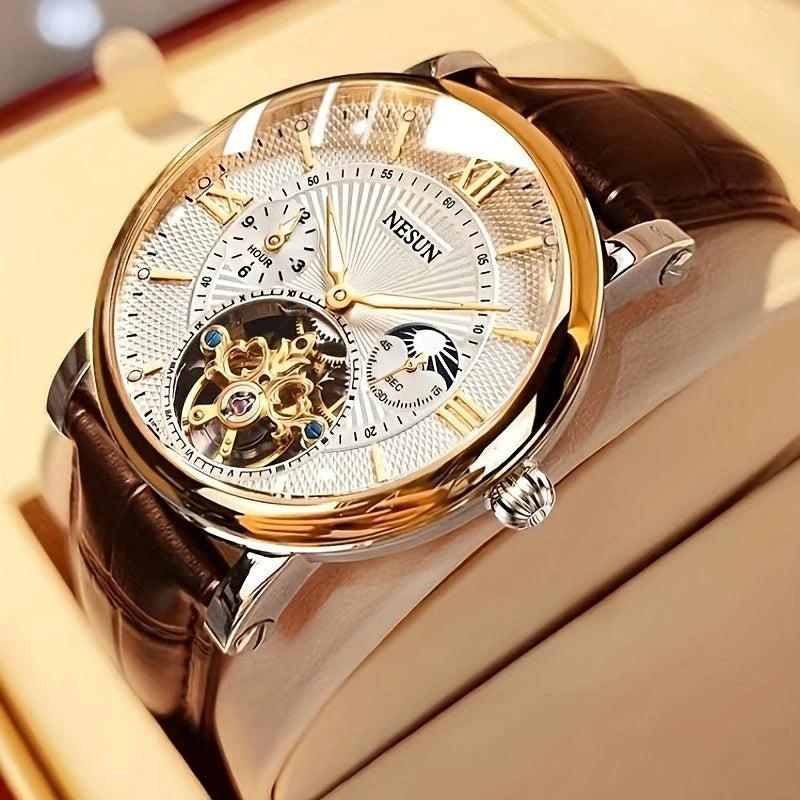 Virelle-Virelle | Heren Mechanisch Horloge – RVS Kast, Dialthrough