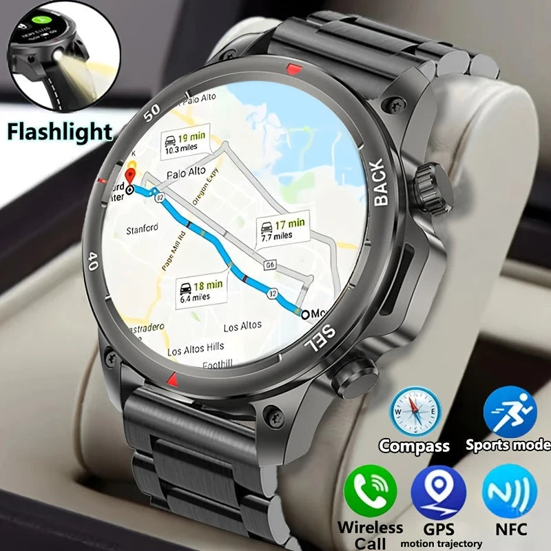 Virelle-Virelle | Heren Smartwatch – Silica Gel 3.89cm Scherm, NFC