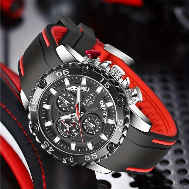 Virelle-Virelle | Heren Sporthorloge – Zinc Alloy Glow Dial, Chrono