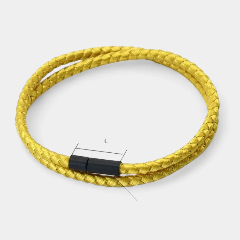 Virelle-Virelle | Unisex Armband – Gecoat Touw, Duurzaam & Casual Design