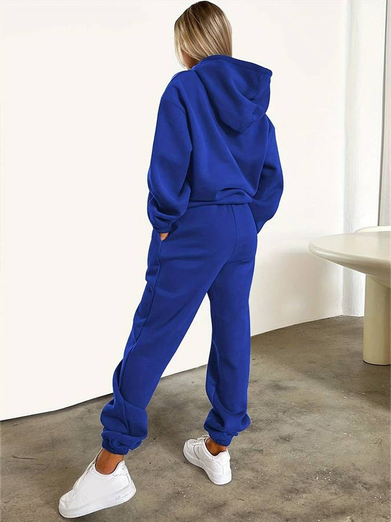 Virelle Women Set Norah Comfortabele Jogging Set Dames | Hoodie en Joggingbroek | Duurzaam Polyester in Diverse Kleuren