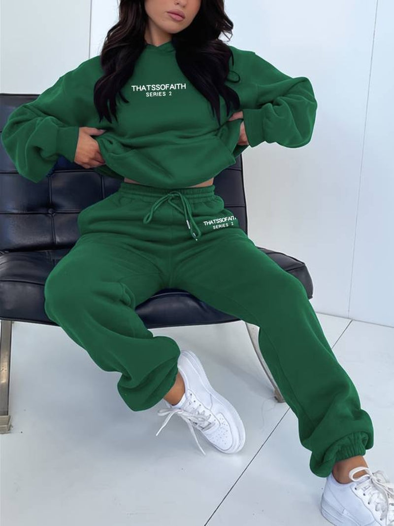 Virelle Women Set Norah Comfortabele Jogging Set Dames | Hoodie en Joggingbroek | Duurzaam Polyester in Diverse Kleuren